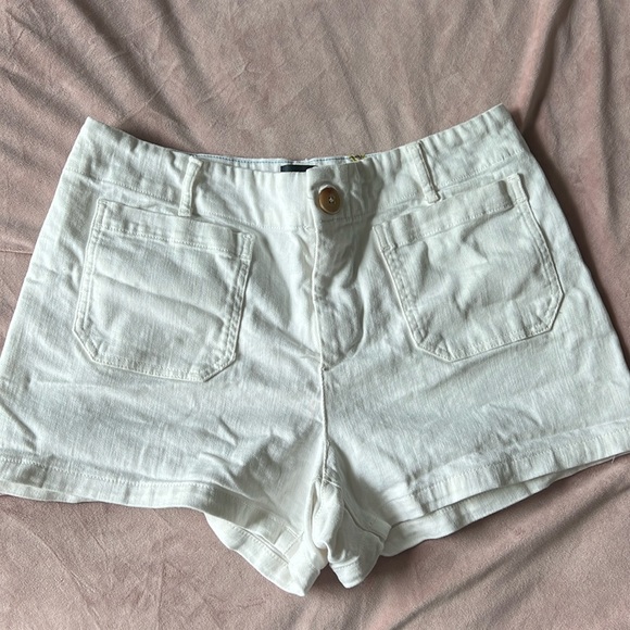 Anthropologie Maeve the Colette white shorts - Picture 2 of 11